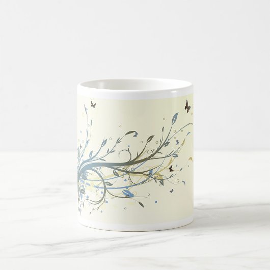 Boterfly Floral Koffiemok