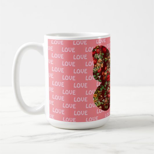 Boterfly  Floral Love Mok Cup (Links)