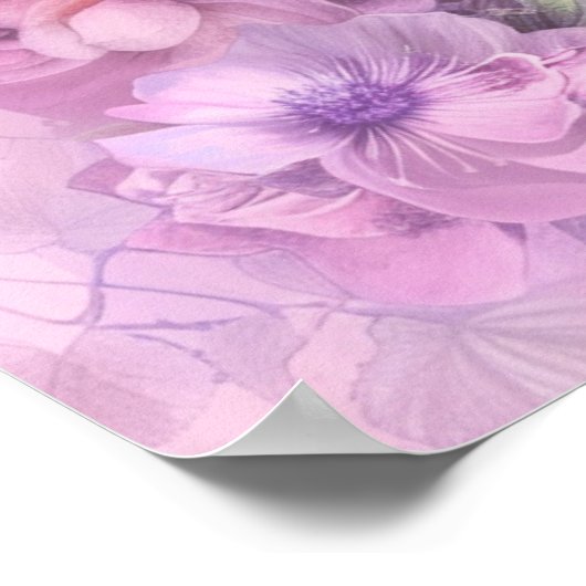 Boterfly Floral Poster (Hoek)