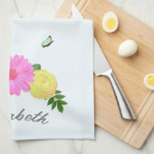 Boterfly Floral Theedoek (Quarter Fold)