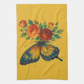 Boterfly Floral Theedoek (Verticaal)