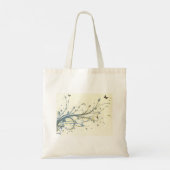 Boterfly Floral Tote Bag (Achterkant)
