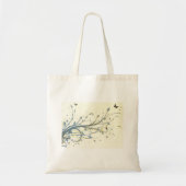 Boterfly Floral Tote Bag (Voorkant)