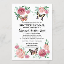 Boterfly Florals Shower by Mail Long Distance