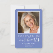 Boterfly foto sympathie bedankkaart (Achterkant)