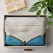 Boterfly Franse carte Postale ontkoppeling Tissuepapier (Geschenk)