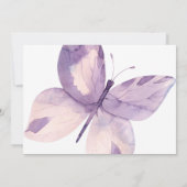 Boterfly Funeral Celebration of Life Photo Invita Kaart (Achterkant)