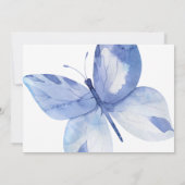 Boterfly Funeral Celebration of Life Photo Kaart (Achterkant)