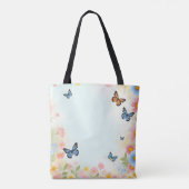 Boterfly Garden Canvas tas (Achterkant)