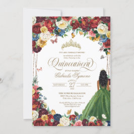 Boterfly Garden Green heeft Floral Quinceanera in Kaart