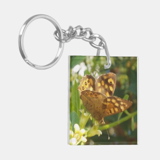 Boterfly Garden Sleutelhanger (Voorkant Links)