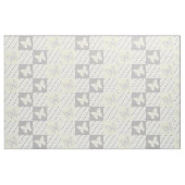 Boterfly Geel Gray Polka Dots Stof (Yard (91,4 cm))