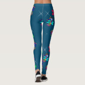 Boterfly Girl Cute Tekening Leggings (Achterkant)