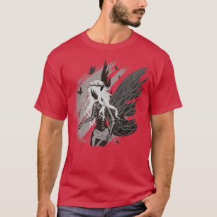 Boterfly Grunge Fairycore Aesthetisch Skelet Donke T-shirt