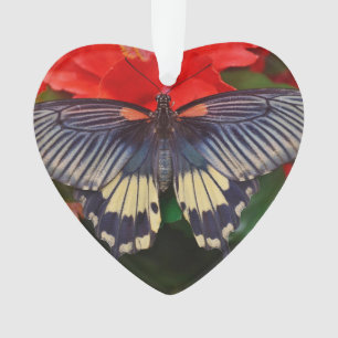 Boterfly Heart Shaped Ornament
