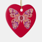 Boterfly Heart Shaped Ornament (Rechts)