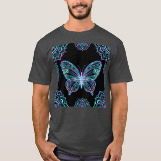Boterfly Holographic color art SKY T-shirt