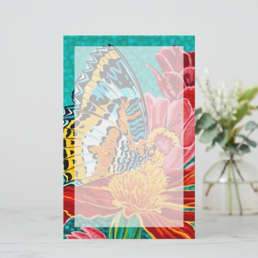 Boterfly I Briefpapier (Staand voorkant)