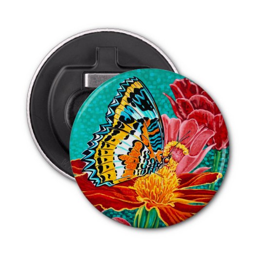 Boterfly I Button Flesopener (Voorkant)