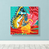 Boterfly I Canvas Afdruk (Insitu (Houten vloer))