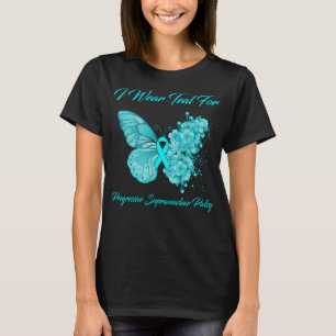 Boterfly I Draag Blauwgroen voor progressieve supr T-shirt