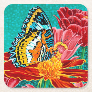 Boterfly I Kartonnen Onderzetters