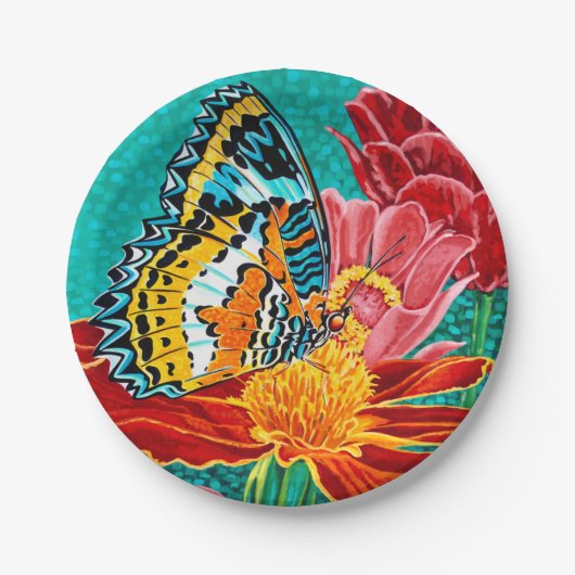 Boterfly I Papieren Bordje (Voorkant)