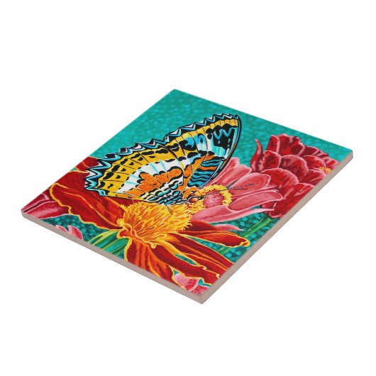 Boterfly I Tegeltje (Zijkant)