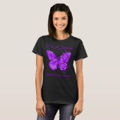 Boterfly I'm a Survivor Domestic Violent Violence T-shirt (Voorkant volledig)