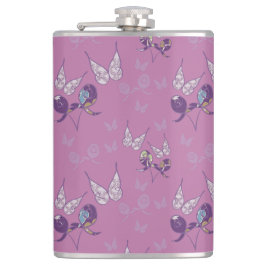 Boterfly Joy Flask (Paars) Heupfles