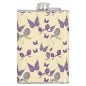 Boterfly Joy in Cream Flask Heupfles (Achterkant)