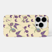 Boterfly Joy in Cream iPhone 14 Pro Hoesje Monogra (Achterkant horizontaal)