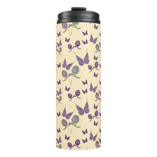 Boterfly Joy in Cream Thermal Tumbler Thermosbeker (Voorkant)