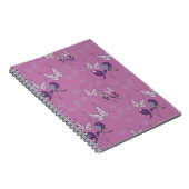 Boterfly Joy Spiral-Bound Notitieboek (Paars) (Rechterzijde)