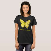 Boterfly-kinderkanker T-shirt (Voorkant volledig)