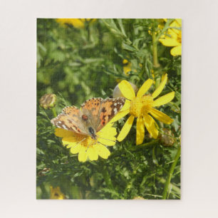 Boterfly kleurige ventilator Puzzle Legpuzzel