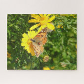 Boterfly kleurige ventilator Puzzle Legpuzzel (Horizontaal)