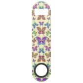 Boterfly kleurrijke Tattoo stijl Speed Flessenopener (Voorkant)