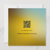 Boterfly Lake Rehearsal Dinner Invitation Kaart (Achterkant)