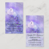 Boterfly Lavender Floral Essential Oils Visitekaartje (Voorkant / Achterkant)