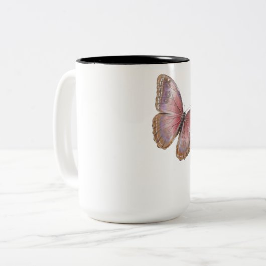 Boterfly Levensduur Soms voorkomende Mok (Voorkant links)