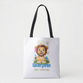 Boterfly Lion Terug naar school Kindertuin 1e dag Tote Bag