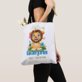Boterfly Lion Terug naar school Kindertuin 1e dag Tote Bag (Dichtbij)