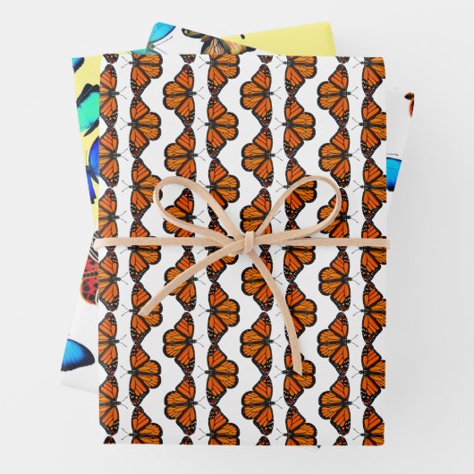 Boterfly Love Wrapping Paper Sheets (In situ)