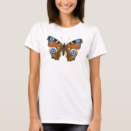 BOTERFLY LUCKY EYE EVIL EYE FOR PROTECTION T-SHIRT (Voorkant)