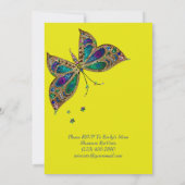 Boterfly Magic Birthday Kaart (Achterkant)