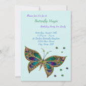 Boterfly Magic Birthday Kaart (Voorkant)