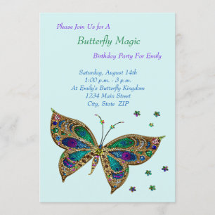 Boterfly Magic Birthday Kaart