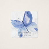 Boterfly marble Earbelt Jewelry Display Kaart (Achterkant)