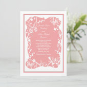 Boterfly Meadow Weddenschap Kaart (Staand voorkant)